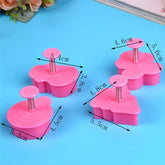 CHRISTMAS PLUNGER CUTTER SET 4 PCS